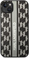 Photos - Case Karl Lagerfeld Monogram Stripe for iPhone 14 Plus 
