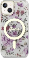 Photos - Case GUESS Flower MagSafe for iPhone 14 Plus 