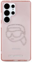 Photos - Case Karl Lagerfeld Rhinestones Karl Head Logo for Galaxy S25 Ultra 