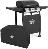 Photos - BBQ / Smoker Dellonda 2 Burner BBQ Gas Grill, Thermometer, with Cover