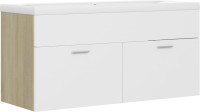 Photos - Washbasin cabinet VidaXL Sink Cabinet with Built-in Basin 100 3070852 