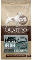 Photos - Dog Food Quatro Senior Small Breed Fish 1.5 kg 