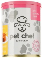 Photos - Dog Food Pet Chef Pate Adult Chicken 360 g 1