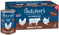 Photos - Dog Food Butchers Grain Free Canned Adult Meat Mix in Gravy 6 pcs 6