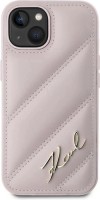 Photos - Case Karl Lagerfeld Quilted Signature for iPhone 15 Plus 