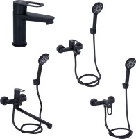 Photos - Bath Tap Set Lidz Latwa LDLAT001BLA4541847574 