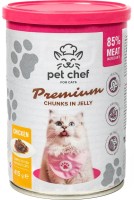 Photos - Cat Food Pet Chef Cat Premium Adult Chicken  415 g
