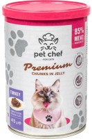 Photos - Cat Food Pet Chef Cat Premium Adult Turkey  415 g