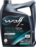 Photos - Engine Oil WOLF Officialtech 15W-40 MS Extra 5 L