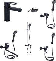 Photos - Bath Tap Set Lidz Latwa LDLAT001BLA4541800000 