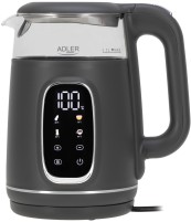 Photos - Electric Kettle Adler AD 1305GS gray