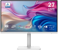 Photos - Monitor MSI Modern MD272UPHW white
