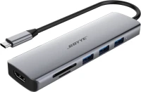 Photos - Card Reader / USB Hub Boyye UC-602