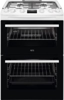 Photos - Cooker AEG CGX6130ACW white