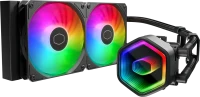 Photos - Computer Cooling Cooler Master MasterLiquid 240 Core II ARGB Black 