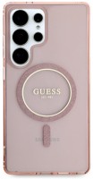 Photos - Case GUESS Glitter Circle Classic Logo MagSafe for Galaxy S25 Ultra 