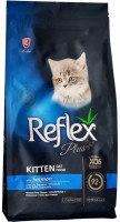 Photos - Cat Food Reflex Plus Kitten Salmon  15 kg