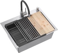 Photos - Kitchen Sink Quadron Luke 110 Workstation ZH5845BS_3323503BL 580x450