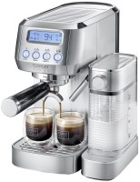 Coffee Maker Caso Espresso Gourmet Latte stainless steel