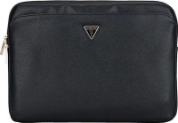 Photos - Laptop Bag GUESS Grained Zipper Pocket Triangle Logo Sleeve 14 14 "