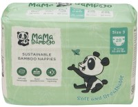 Photos - Nappies Mama Bamboo Eco Diapers 3 / 28 pcs
