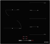 Photos - Hob Pyramis PHI62432FMB black