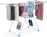 Drying Rack Relaxdays Clothes Horse with Shoe Holders