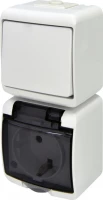 Photos - Socket ETI Hermetics VRHP-1sd white