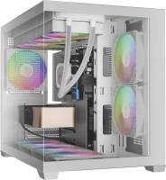 Photos - Computer Case Gamdias AURA GC10M V2 ARGB white