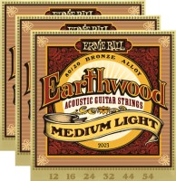 Strings Ernie Ball Earthwood 80/20 Bronze 12-54 (3-Pack)
