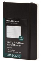 Photos - Planner Moleskine 18 months Weekly Planner Soft Pocket Black 