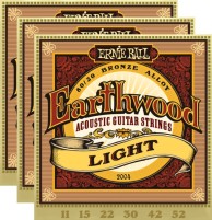 Strings Ernie Ball Earthwood 80/20 Bronze 11-52 (3-Pack)