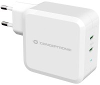 Photos - Charger Conceptronic 100W 2-Port GaN USB-C PD Charger