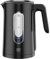 Photos - Electric Kettle Grifon K1517GLEBL black