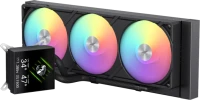 Photos - Computer Cooling Gamemax Glacier 360 LCD Black