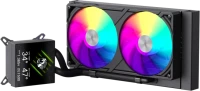 Photos - Computer Cooling Gamemax Glacier 240 LCD Black