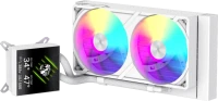 Photos - Computer Cooling Gamemax Glacier 240 LCD White
