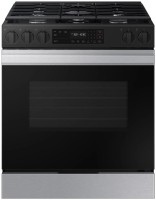 Photos - Cooker Samsung Bespoke NSG6DG8100SR/AA stainless steel