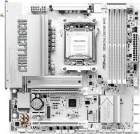 Photos - Motherboard ASRock B850M Challenger WiFi White