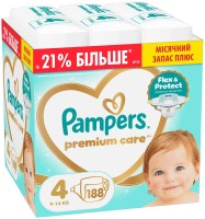 Photos - Nappies Pampers Premium Care 4 / 188 pcs