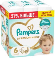 Photos - Nappies Pampers Premium Care 6 / 140 pcs