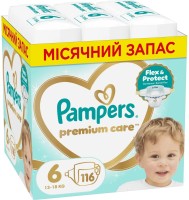 Photos - Nappies Pampers Premium Care 6 / 116 pcs