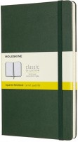 Photos - Notebook Moleskine Squared Notebook Large Green 