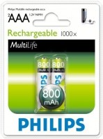 Battery Philips MultiLife 2xAAA 800 mAh 