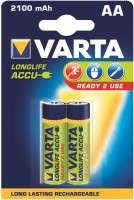 Photos - Battery Varta LongLife  2xAA 2100 mAh