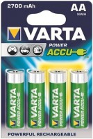 Photos - Battery Varta Power 4xAA 2700 mAh 