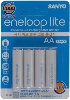 Photos - Battery Sanyo eneloop lite 4xAA 1000 mAh 