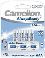 Photos - Battery Camelion Always Ready  4xAAA 800 mAh