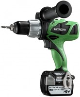 Photos - Drill / Screwdriver Hitachi DV14DBL 