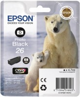 Photos - Ink & Toner Cartridge Epson 26PHBK C13T26114010 